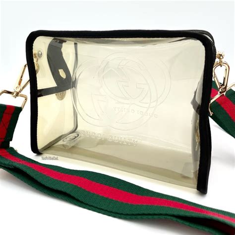 gucci clear makeup bag|Gucci cosmetic bag sale.